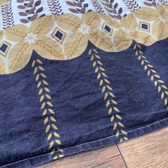 Studio Spa Women's Sz Large Neutral Cream Lightweight Cotton Summer Dress - Picture 11 of 12